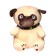 Soft toy "MOPS", 30 cm