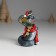 Polystone souvenir "Dark snake in a red hat and scarf with coins" MIX 6.2x4.7x9 cm
