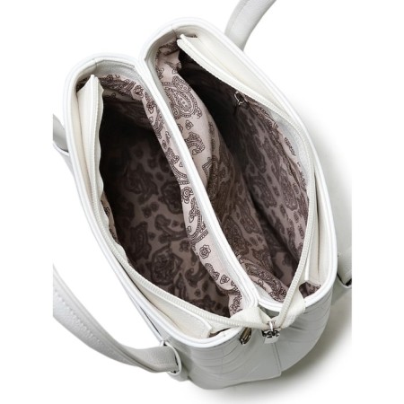 Female bag, artificial leather, cm, milk-4