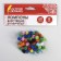 Pompons for creativity, brilliant, 10 colors, 8 mm, (set 60 pcs)