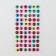 Glue -based eyes, set 66 pcs., Size - 1 cm