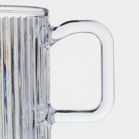 Glass Magistro Glass "Faces", 350 ml, 8.5 × 9.5 cm-2