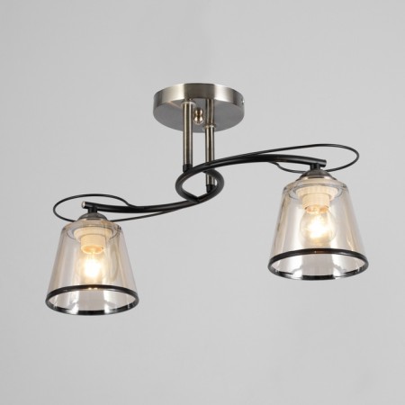 Caul "Kael" 2he27 40W Black-Bronz 40x28 cm-1