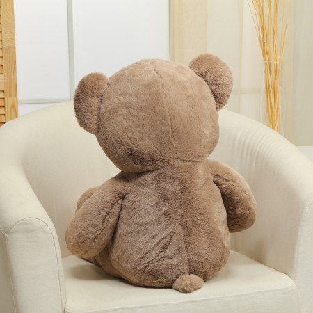 Soft toy "Bear", with a bow in polka dots, 80 cm-5