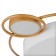 Causteen with PDU 1215/1wt LED 120W 3000-6000K white-gold 50x50x9 cm Bayerlux
