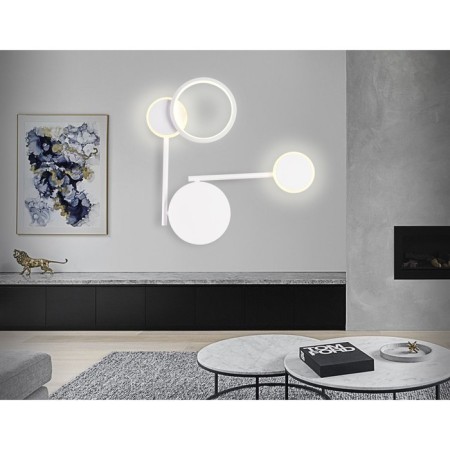 Lamp wall -mounted LED Ambrella Light, Linetech, FL5197, LED, 13 W, 975LUM, 3000K, white sand color-2