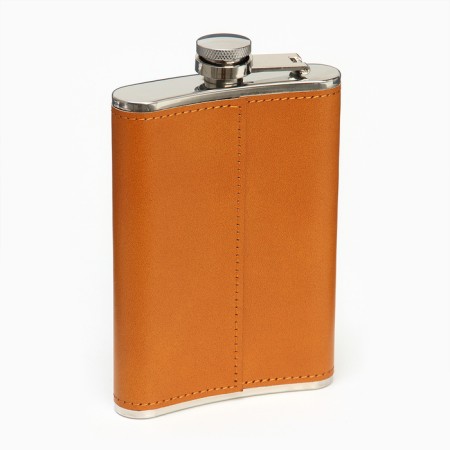 Flask for alcohol and water, 270 ml, "Navy", stainless steel, gift, army, 9 oz-2