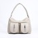 Bagon-tout on lightning, 3 outer pockets, light-gray color