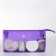 Cosmetic bag on the button, purple color