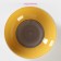 Body ceramic deep valve "Bud", 540 ml, d = 18 cm, yellow color