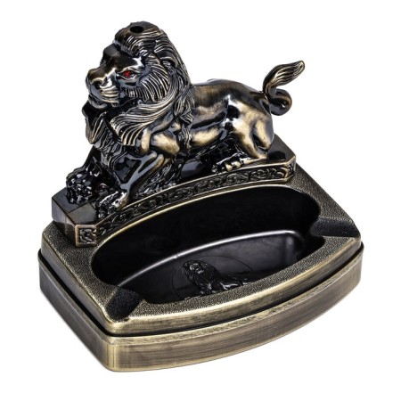 Lighter with an ashtray "Leo", Piezo, Gas-1