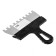 Sparta 85148 spatula, 10x10 mm tooth, stainless steel, plastic handle, 200 mm