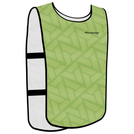 Football shirt on the elastic band ONLYTOP TRIANGLE, p. 50-56, green color-1