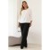 Female blouse, size 46, white color