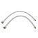 Accoona A4076 kitchen mixer, two -wound, brass, chrome