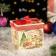 Gift folding box "Happy time" 12.5 x 12.5 x 12 cm