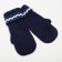 Women's mittens, dark blue color, size 18