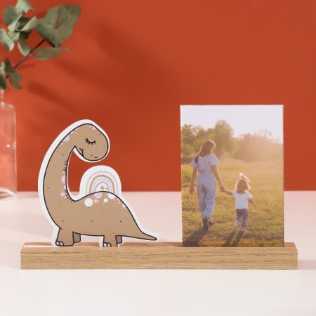 Photo frame wood, acrylic 10x15 cm "Dinosaurus" 4x27.3x14 cm