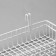 Basket on a grid, 40.5 × 14 × 5.6 cm, white color