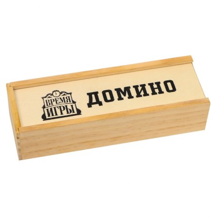 Domino "Classic", 28 pcs, 15 x 5 x 3 cm, knuckles 4 x 2 cm-5