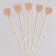 Wooden skewers "Bears", 13 cm, set 24 pcs