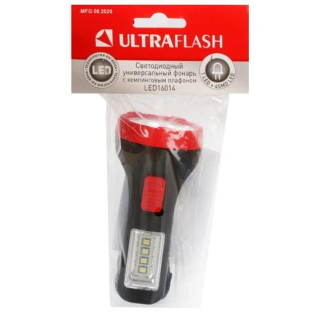 LED16014 lamp 1 + 4SMD LED 2 dir. 1xr6 Plast Blue package Ultraflash 14253