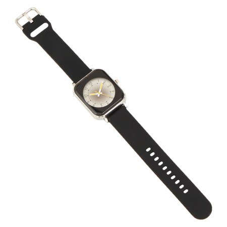 Women's watch, D-2 cm, silicone strap L-25 cm, black-2