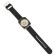 Women's watch, D-2 cm, silicone strap L-25 cm, black