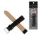 Solomon watch strap, 18 mm, genuine leather, L-20 cm, black