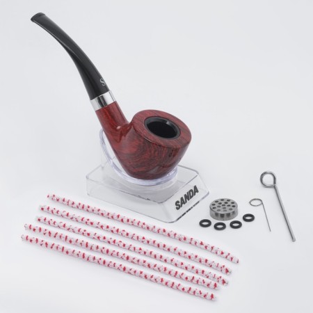 Cooling tube for tobacco "Commander premium", classic, 12.5 x 3.5 x 5 cm-4