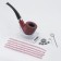 Cooling tube for tobacco "Commander premium", classic, 12.5 x 3.5 x 5 cm