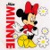 Children's raincoat, size L, 110-120 cm, Minnie Mouse