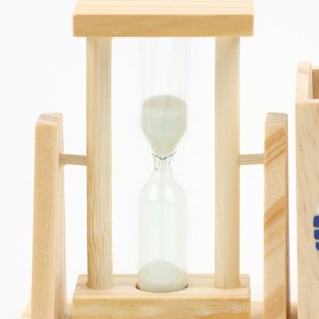 Sanding clock - organizer "Don’t Worry Be Capy" for the office, 13.5 x 9.5 x 5 cm-2