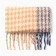 Female scarf, beige color/blue, size 30x180