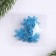 New Year's set for decor "Snowflakes" 12 pcs., Blue color