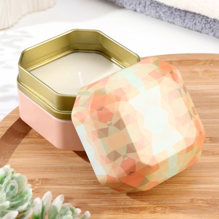 Aromatic candle in the Bank "Aromatic Candle" lemon, basil and tangerine, small