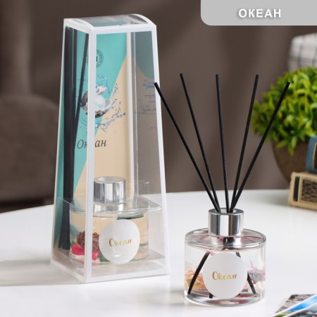 Aromatic diffuser with the interior filler, 120 ml, ocean, "wealth of aroma"