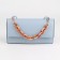 A chain for a bag, plastic, with carbines, 24 × 18 mm, 30 cm, brown/beige/gold color