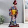 Collector doll "Geisha in a silk kimono with fan" 40 cm