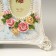 Photo frame Polystone in 2 photos 6x9; 9x13 cm "Roses. Provence" Blue 24.5x25 cm