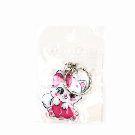 Keychain for keys with a flashlight "Kisa", 4.2 x 9.8 cm-2