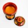Candy, with a lid, large, Khokhloma