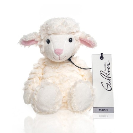 Soft Gulliver toy "lamb elf", white color, 28 cm-1