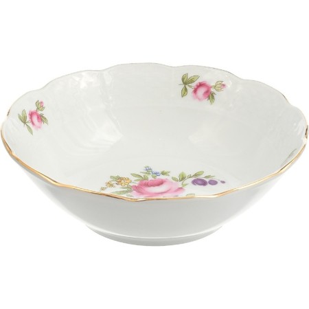Menuet salad, decor "Meissen flower, gold laying", 13 cm