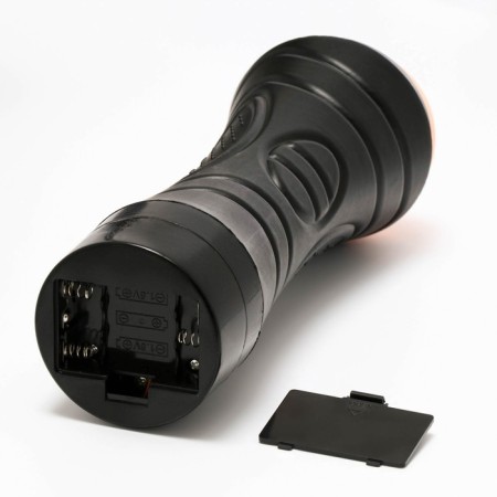 Masturbator with vibration, realistic, 3 batteries AA, 24.5x7.5 cm-1