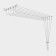 Label dryer wall “birch”, 2 m, white