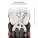 Car Seiger Siger "Cosmo", Lux, group 1/2/3, 9-36 kg, 1-12 years old, color gray-beige elephant