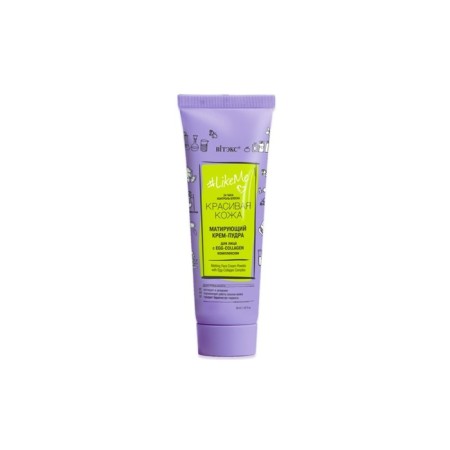 Likeme Viteks Cream-Faces, matting with EGG-COLLAGEN with a 24H complex, 50 ml