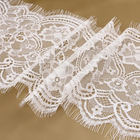 Lace cilia, 170 mm × 3 ± 0.5 m, white color-2