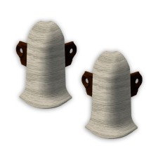 The angle external lexide with fasteners 55mm vintage acacia (2pcs/blister)